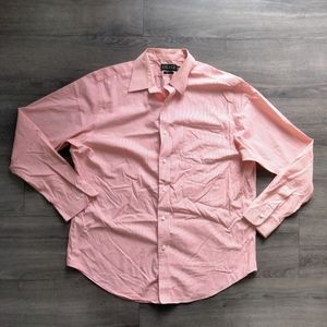 Lauren Ralph Lauren Long Sleeve Non Iron Men's Button Up Cotton Striped Shirt